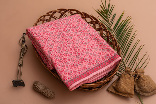 Punch Pink Premium Cotton Fabric - price per meter (204DG1RFCT)