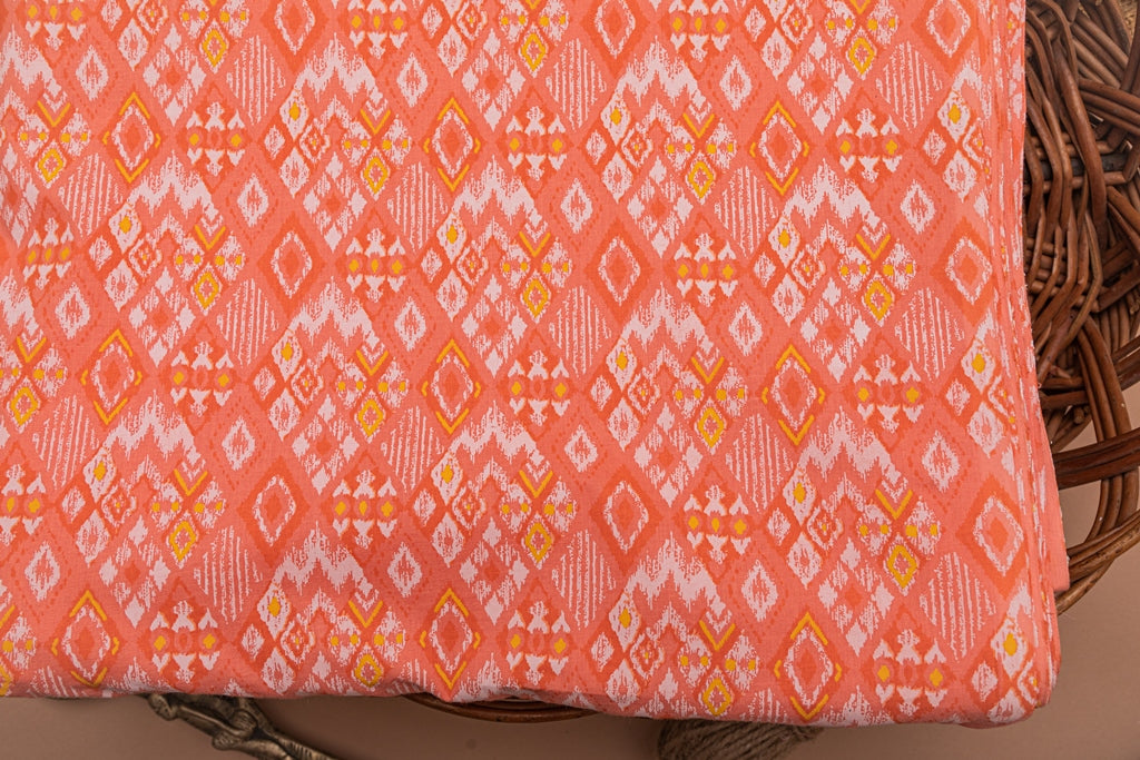 Cantaloupe Orange Premium Cotton Fabric - price per meter (208DG1RFCT)