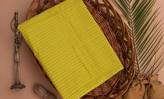 Lemon Yellow Premium Cotton Fabric - price per meter (221DG1RFCT)